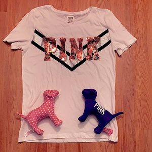 VS PINK BLING TEE